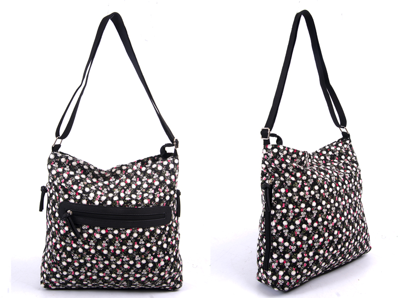 (image for) LJ-009 BLACK LILLY & JANE CANVAS BAG